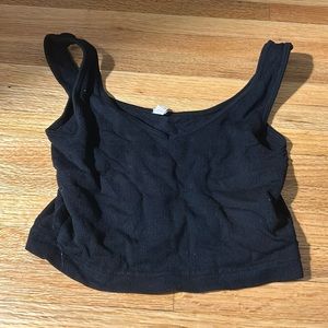 black crop top